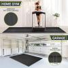 image:imageProsourceFit Weaved Pattern Extra Thick Exercise Puzzle Mat 1inch EVA Foam Interlocking Tiles for Protective Cushioned Flooring for Home and Gym Equipment Black 72 SQ FT 18 Tiles