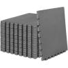 image:imageProsourceFit Weaved Pattern Extra Thick Exercise Puzzle Mat 1inch EVA Foam Interlocking Tiles for Protective Cushioned Flooring for Home and Gym Equipment Grey 72 SQ FT 18 Tiles