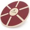 image:imageProsourceFit Wooden Balance Board NonSlip Wobble Core Trainer 1575in 395cm Diameter with 360 Rotation for Stability Training Full Body Exercises Physical TherapyRed