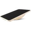 image:imageProsourceFit Wooden Rocker Balance Board AntiSlip Core Trainer 175in 395cm for Physical Therapy Exercise Stability Training Ideal Standing Desk Balance Board Black