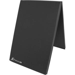 image:imageProsourceFit BiFold Folding Thick Exercise Mat 6x2 with Carrying Handles for MMA Gymnastics Core WorkoutsBlack