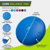 image:imageProsourceFit Core Balance Disc Trainer 14 Diameter with Pump for Improving Posture Fitness StabilityBlue