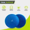 image:imageProsourceFit Core Balance Disc Trainer 14 Diameter with Pump for Improving Posture Fitness StabilityBlue