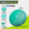 image:imageProsourceFit Core Balance Disc Trainer 14 Diameter with Pump for Improving Posture Fitness StabilityGreen