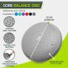 image:imageProsourceFit Core Balance Disc Trainer 14 Diameter with Pump for Improving Posture Fitness StabilityGrey