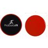 image:imageProsourceFit Core Sliding Exercise Discs DualSided Sliders for Use on Any Surface at Home or Gym for FullBody Workouts Set of 2Red