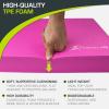 image:imageProsourceFit Exercise Balance Pad NonSlip Cushioned Foam Mat amp Knee Pad for Fitness and Stability Training Yoga Physical TherapyPink