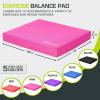 image:imageProsourceFit Exercise Balance Pad NonSlip Cushioned Foam Mat amp Knee Pad for Fitness and Stability Training Yoga Physical TherapyPink