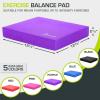 image:imageProsourceFit Exercise Balance Pad NonSlip Cushioned Foam Mat amp Knee Pad for Fitness and Stability Training Yoga Physical TherapyPurple