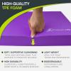 image:imageProsourceFit Exercise Balance Pad NonSlip Cushioned Foam Mat amp Knee Pad for Fitness and Stability Training Yoga Physical TherapyPurple