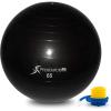 image:imageProsourceFit Stability Exercise Ball with Foot Pump Black 55 65 75 cm AntiBurst up to 2000 lb for Fitness Pilates Balance and Yoga65cm