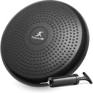 image:imageProsourceFit Core Balance Disc Trainer 14 Diameter with Pump for Improving Posture Fitness StabilityBlack
