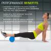 image:imageProsourceFit Flex Foam Rollers for Muscle Massage Physical Therapy Core amp Balance Exercises StabilizationBlue 12x6