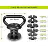 image:imageProsourceFit Adjustable 40lb Cast Iron Kettlebell Weight Set for Home Gym Strength Training