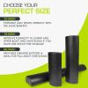 image:imageProsourceFit High Density Foam Rollers long Firm Full Body Athletic Massage Tool for Back Stretching Yoga Pilates Post Workout Muscle RecuperationBlack  36x 3