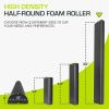 image:imageProsourceFit High Density Foam Rollers long Firm Full Body Athletic Massage Tool for Back Stretching Yoga Pilates Post Workout Muscle RecuperationBlack  36x 3