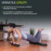 image:imageProsourceFit High Density Foam Rollers long Firm Full Body Athletic Massage Tool for Back Stretching Yoga Pilates Post Workout Muscle RecuperationBlack  18 X 3