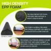 image:imageProsourceFit High Density Foam Rollers long Firm Full Body Athletic Massage Tool for Back Stretching Yoga Pilates Post Workout Muscle RecuperationBlack  36x 3