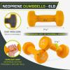 image:imageProsourceFit Neoprene Dumbbell Coated for NonSlip Grip6Pound