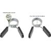 image:imageProsourceFit Olympic Barbell Spring Clip Collar 2inch Pair with EasyGrip Handles for WeightliftingPowerlifting and Strength Training