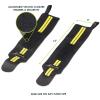 image:imageProsourceFit Pair of Barbell Weight Lifting Wrist Wraps Support with Thumb Loop YellowYellow