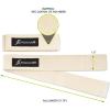 image:imageProsourceFit Pair of Weight Lifting Straps for Men and Women Adjustable Cotton Straps for Improved GripBeige