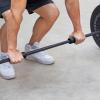 image:imageProsourceFit Thick Grips for Dumbbell and Barbell 19in Axle Bar Adapter for Weightlifting and Strength Training Black