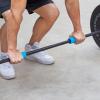 image:imageProsourceFit Thick Grips for Dumbbell and Barbell 19in Axle Bar Adapter for Weightlifting and Strength Training Blue