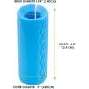 image:imageProsourceFit Thick Grips for Dumbbell and Barbell 19in Axle Bar Adapter for Weightlifting and Strength Training Blue