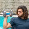 image:imageProsourceFit Thick Grips for Dumbbell and Barbell 19in Axle Bar Adapter for Weightlifting and Strength Training Blue