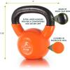 image:imageProsourceFit Vinyl Coated Cast Iron Kettlebells for Full Body Fitness Workouts150 Pounds