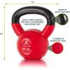 image:imageProsourceFit Vinyl Coated Cast Iron Kettlebells for Full Body Fitness Workouts200 Pounds