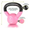 image:imageProsourceFit Vinyl Coated Cast Iron Kettlebells for Full Body Fitness Workouts50 Pounds