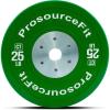 image:imageProsourceFit Competition Color Training Bumper Plates Rubber with Steel Insert Calibrated for Cross Conditioning Power Lifting Weight Training25lb