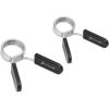 image:imageProsourceFit Olympic Barbell Spring Clip Collar 2inch Pair with EasyGrip Handles for WeightliftingPowerlifting and Strength Training