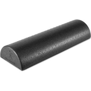 image:imageProsourceFit High Density Foam Rollers long Firm Full Body Athletic Massage Tool for Back Stretching Yoga Pilates Post Workout Muscle RecuperationBlack  18 X 3