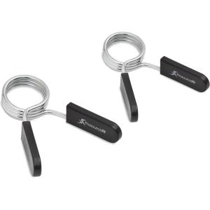 image:imageProsourceFit Olympic Barbell Spring Clip Collar 2inch Pair with EasyGrip Handles for WeightliftingPowerlifting and Strength Training