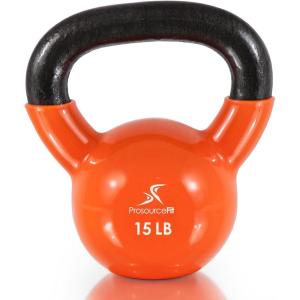 image:imageProsourceFit Vinyl Coated Cast Iron Kettlebells for Full Body Fitness Workouts150 Pounds