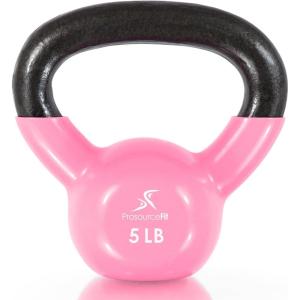 image:imageProsourceFit Vinyl Coated Cast Iron Kettlebells for Full Body Fitness Workouts50 Pounds