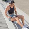 image:imageProsourceFit Massage Stick Roller 18 Handheld Portable SelfMyofascial Release Tool for Relief from Muscle PainCramps in Calves Shins Thighs and Back BlackWhite