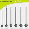 image:imageProsourceFit Steel Macebell Heavy Duty Steel Mace Workout Mace with NonSlip Grip for Gada Strength and Core TrainingBlack  10 LB