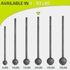 image:imageProsourceFit Steel Macebell Heavy Duty Steel Mace Workout Mace with NonSlip Grip for Gada Strength and Core TrainingBlack  20 LB