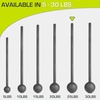 image:imageProsourceFit Steel Macebell Heavy Duty Steel Mace Workout Mace with NonSlip Grip for Gada Strength and Core TrainingBlack  25 LB