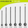 image:imageProsourceFit Steel Macebell Heavy Duty Steel Mace Workout Mace with NonSlip Grip for Gada Strength and Core TrainingBlack  30 LB