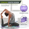 image:imageProsourceFit Yoga Knee Support Pads Set of 2 NonSlip Knee Pad for Yoga Pilates Meditation and Stretching Exercise Yoga Accessories for Knee Support for Men and Women Portable Yoga Pad CushionsPurple