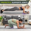 image:imageProsourceFit Yoga Knee Support Pads Set of 2 NonSlip Knee Pad for Yoga Pilates Meditation and Stretching Exercise Yoga Accessories for Knee Support for Men and Women Portable Yoga Pad CushionsPurple