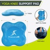 image:imageProsourceFit Yoga Knee Support Pads Set of 2 NonSlip Knee Pad for Yoga Pilates Meditation and Stretching Exercise Yoga Accessories for Knee Support for Men and Women Portable Yoga Pad CushionsBlue
