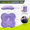 image:imageProsourceFit Yoga Knee Support Pads Set of 2 NonSlip Knee Pad for Yoga Pilates Meditation and Stretching Exercise Yoga Accessories for Knee Support for Men and Women Portable Yoga Pad CushionsPurple