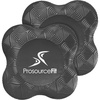 image:imageProsourceFit Yoga Knee Support Pads Set of 2 NonSlip Knee Pad for Yoga Pilates Meditation and Stretching Exercise Yoga Accessories for Knee Support for Men and Women Portable Yoga Pad CushionsBlack